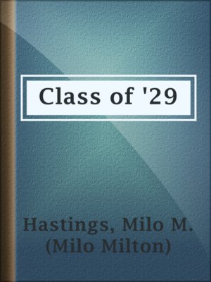 cover image of Class of '29